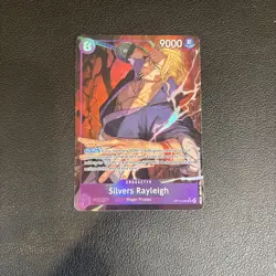 Silvers Rayleigh Alt Art OP13-066 Carrying On His Will One Piece TCG NM - Image 1
