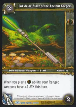 World of Warcraft TCG Lok'delar, Stave of the Ancient Keepers - Through the Dark - Image 1