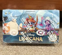 Disney Lorcana Azurite Sea Booster Box Case Of 4 Boxes 96 Packs New - Image 3