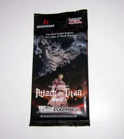 NEW SEALED Weiss Schwarz ATTACK ON TITAN The Final Season Booster Pack English - Image 1