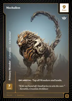 Wonders of the First Mechalion 111 Epic Existence - Image 1