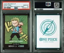 PSA 10 RORONOA ZORO DON!! Card Promo One Piece Japanese Kumamoto Prefectur JP - Image 3