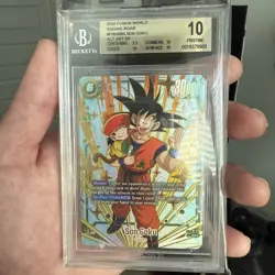 BGS 10 Son Goku FB03-064 Top 64 Regional Prize Card Dragon Ball Fusion World - Image 1