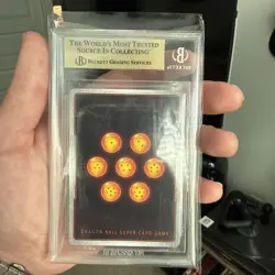 BGS 10 Son Goku FB03-064 Top 64 Regional Prize Card Dragon Ball Fusion World - Image 2