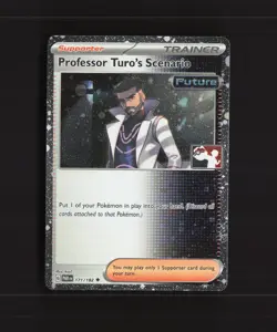Professor Turo's Scenario 171/182 Paradox Rift Cosmos Holo Stamp Pokemon Card NM - Image 1