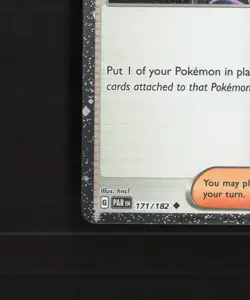 Professor Turo's Scenario 171/182 Paradox Rift Cosmos Holo Stamp Pokemon Card NM - Image 5