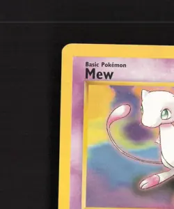 Mew 8 WOTC Promos Black Star Promo Pokemon Card DMG - Image 3