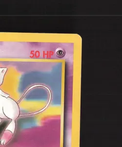 Mew 8 WOTC Promos Black Star Promo Pokemon Card DMG - Image 4