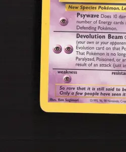 Mew 8 WOTC Promos Black Star Promo Pokemon Card DMG - Image 5