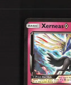 Xerneas Prism Star 144/214 Lost Thunder Holo Rare Pokemon Card LP - Image 3