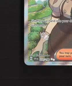 Katy 237/198 Scarlet & Violet Full Art Ultra Rare Holo Pokemon Card NM - Image 5