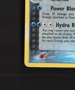 Team Aqua's Walrein 6/95 EX Team Magma vs Team Aqua Holo Rare Pokemon Card DMG - Image 5