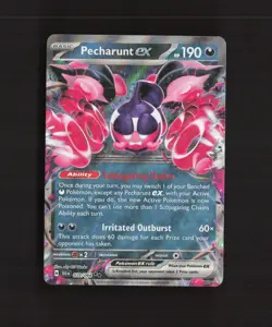 Pecharunt ex 039/064 Shrouded Fable Ultra Rare Holo Pokemon Card NM - Image 1