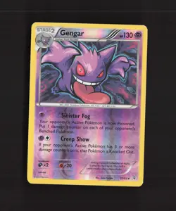 Gengar 35/83 Generations Reverse Holo Rare Pokemon Card LP - Image 1