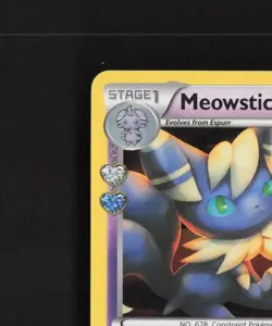 Meowstic RC15/RC32 Generations Reverse Holo Pokemon Card LP - Image 3