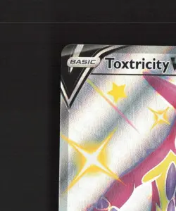 Toxtricity V SV112/SV122 Shining Fates Full Art Shiny Holo Rare Pokemon Card NM - Image 3