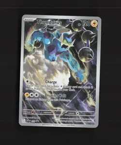 Thundurus SVP 209 Scarlet & Violet Full Art Black Star Promo Pokemon Card NM - Image 1