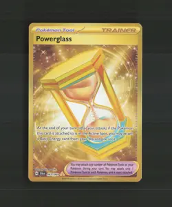Powerglass 097/064 Shrouded Fable Full Art Secret Rare Holo Pokemon Card NM - Image 1