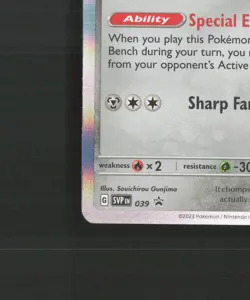 Mawile SVP 039 Scarlet & Violet Black Star Promo Holo Pokemon Card LP - Image 5
