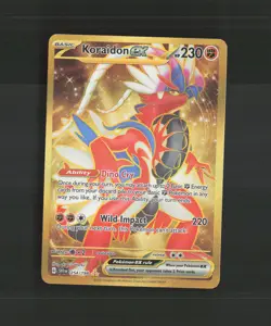 Koraidon ex 254/198 Scarlet & Violet Full Art Secret Rare Holo Pokemon Card NM - Image 1