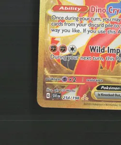 Koraidon ex 254/198 Scarlet & Violet Full Art Secret Rare Holo Pokemon Card NM - Image 5