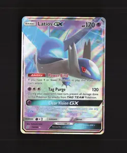 Latios GX 78/236 Unified Minds Ultra Rare Holo Pokemon Card LP - Image 1