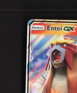 Entei GX 10/73 Shining Legends Ultra Rare Holo Pokemon Card LP - Image 3
