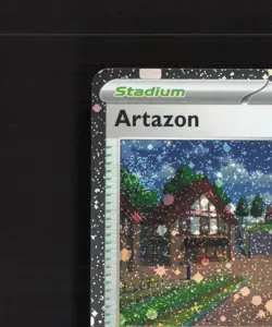 Artazon 171/193 Paldea Evolved Cosmos Holo Stamped Pokemon Card NM - Image 3