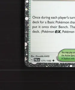 Artazon 171/193 Paldea Evolved Cosmos Holo Stamped Pokemon Card NM - Image 5