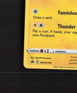 Morpeko SWSH116 Sword & Shield Black Star Promo Holo Pokemon Card LP - Image 5