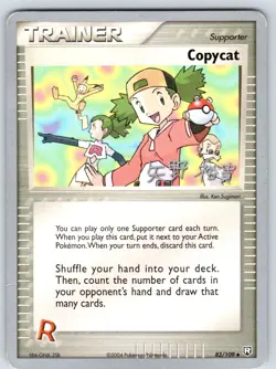 Copycat 83/109 2006 World Championship Uncommon Pokemon Card LP - Image 1