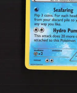 Lapras 35/146 XY Holo Rare Pokemon Card LP - Image 5