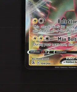 Boltund VMAX 104/264 Fusion Strike Ultra Rare Holo Pokemon Card NM - Image 5