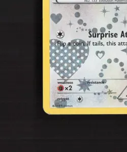 Eevee RC14/RC25 Legendary Treasures Reverse Holo Pokemon Card MP - Image 5