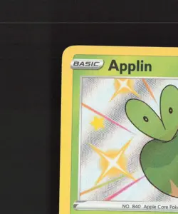 Applin SV012/SV122 Shining Fates Shiny Holo Rare Pokemon Card NM - Image 3