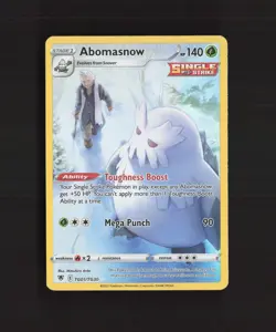 Abomasnow TG01/TG30 Astral Radiance Full Art Ultra Rare Holo Pokemon Card LP - Image 1