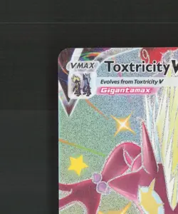 Toxtricity VMAX SV113/SV122 Shining Fates Shiny Rare Holo Pokemon Card NM - Image 3