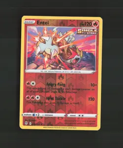 Entei 019/203 Evolving Skies Reverse Holo Pokemon Card NM - Image 1