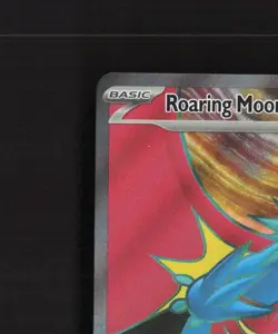 Roaring Moon ex 229/182 Paradox Rift Full Art Ultra Rare Holo Pokemon Card NM - Image 3