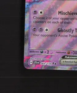 Mimikyu ex 069/159 Journey Together Ultra Rare Holo Pokemon Card NM - Image 5