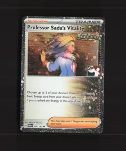Professor Sada's Vitality 170/182 Paradox Rift Cosmos Holo Stamp Pokemon Card NM - Image 1
