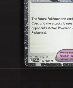 Future Booster Energy Capsule 164/182 Paradox Rift Stamped Holo Pokemon Card NM - Image 5