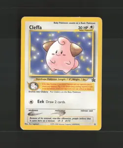 Cleffa 31 WOTC Promos Black Star Promo Pokemon Card MP - Image 1