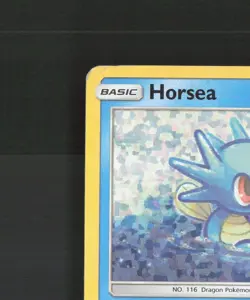 Horsea 3/12 McDonalds 2018 Holo Promo Pokemon Card DMG - Image 3