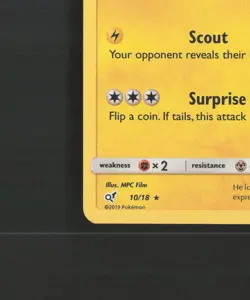 Detective Pikachu 10/18 Detective Pikachu Holo Rare Pokemon Card LP - Image 5