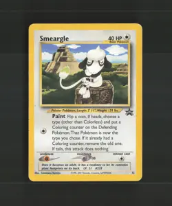 Smeargle 32 WOTC Promos Black Star Promo Pokemon Card MP - Image 1