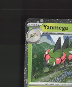 Yanmega SVP 187 Scarlet & Violet Black Star Promo SWIRL Holo Pokemon Card NM - Image 3