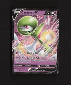 Gardevoir V 016/073 Champion's Path Ultra Rare Holo Pokemon Card LP+ - Image 1