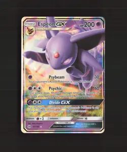 Espeon GX 61/149 Sun & Moon Ultra Rare Holo Pokemon Card LP - Image 1
