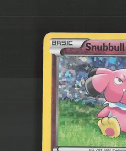Snubbull 8/12 McDonalds Promo 2013 Holo Rare Pokemon Card DMG - Image 3